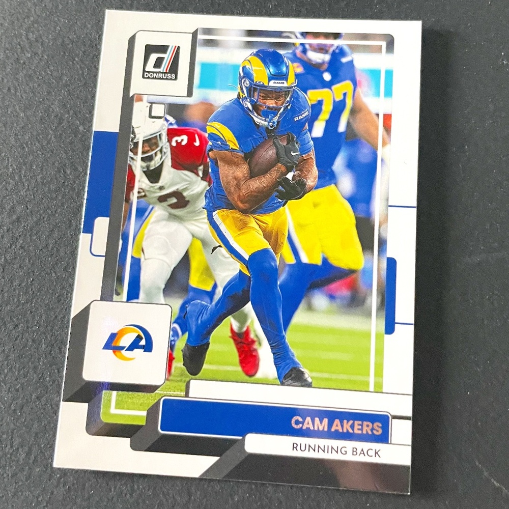 Cam Akers: Los Angeles Rams, Running Back 2022 Donruss Football #15